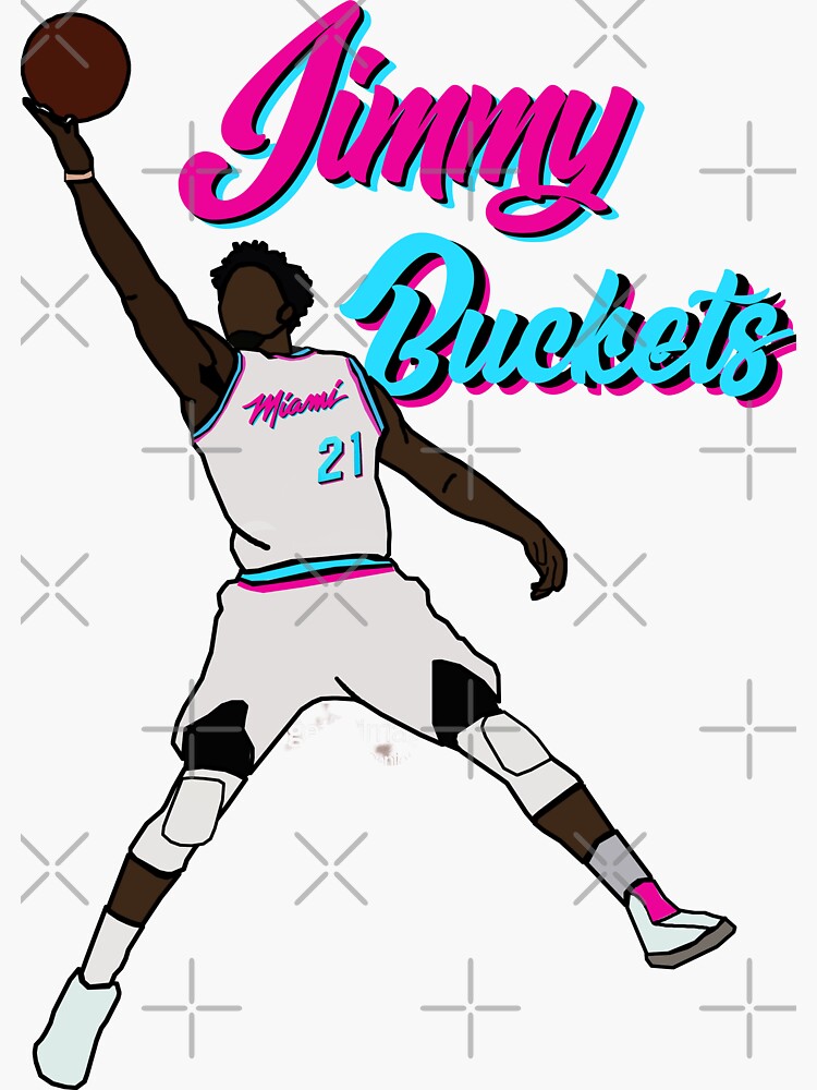 "Jimmy Buckets" Sticker for Sale by xavierjfong Redbubble