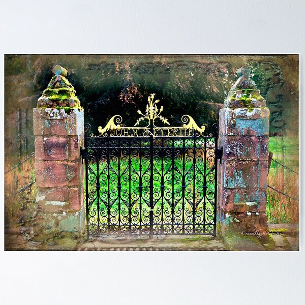 Item preview, Delgatie Castle Backyard Gate (near Turriff, in Aberdeenshire, Scotland) designed and sold by Yannik Hay.