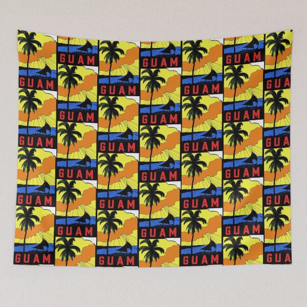 Item preview, Guam Vintage Travel Decal designed and sold by hilda74.