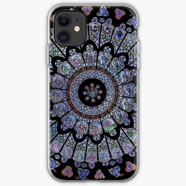 Rose Window Notre Dame iPhone Soft Case