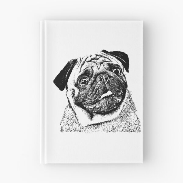 Item preview, Pug black and white designed and sold by Smjjms.