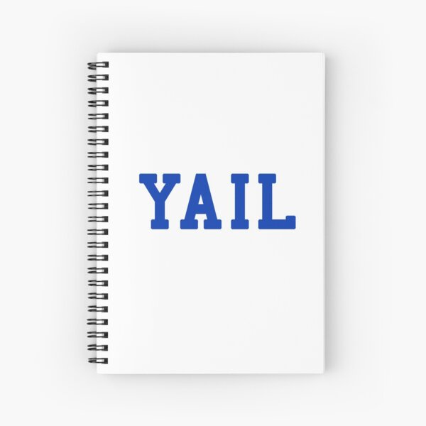YAIL (blue letters) Spiral Notebook