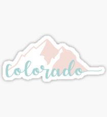 Colorado Mountains Sticker