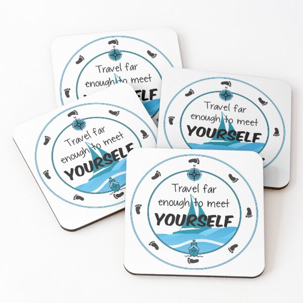 Item preview, Travel Far Enough To Meet Yourself designed and sold by Peace4Patti.