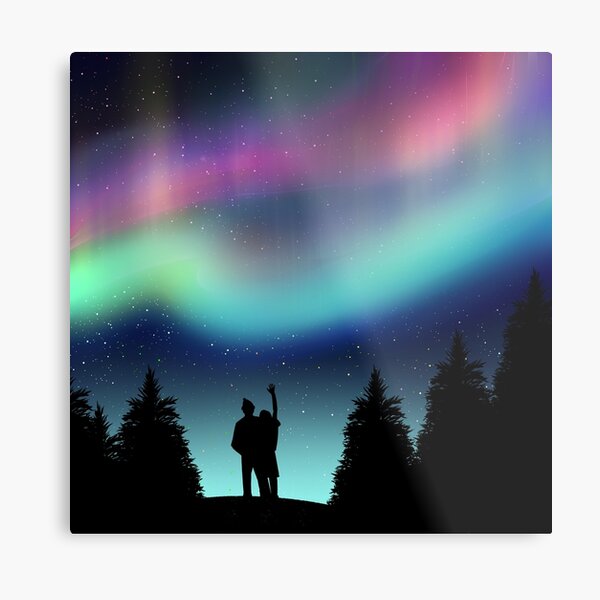 Northern Lights Metal Print