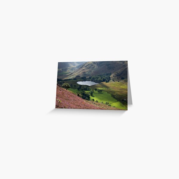 Blea Tarn From Lingmoor Fell Greeting Card
