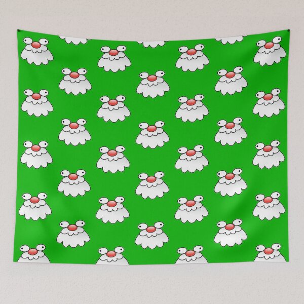 Item preview, Christmas: Silly looking Santa Face cutie! designed and sold by jazzydevil.