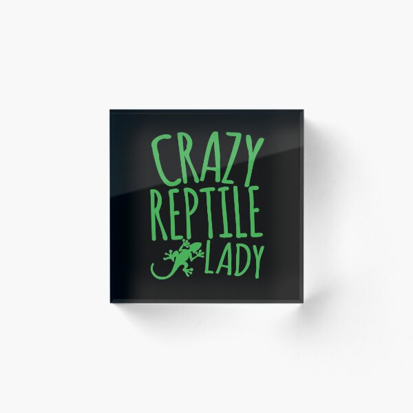 Item preview, CRAZY REPTILE LADY designed and sold by jazzydevil.