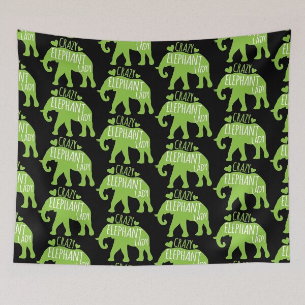 Item preview, Crazy Elephant lady designed and sold by jazzydevil.