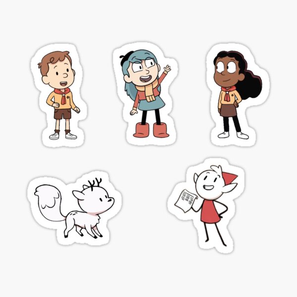 hilda and the gang! Sticker