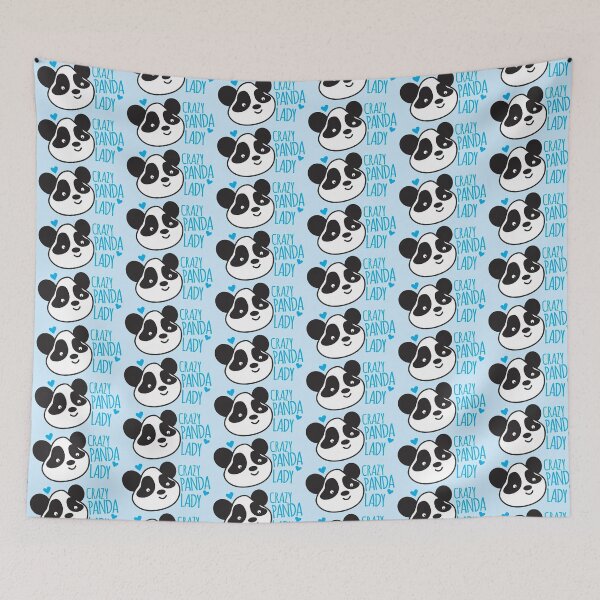 Item preview, Crazy Panda Lady designed and sold by jazzydevil.