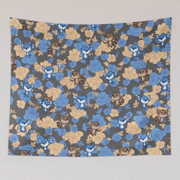 Item preview, Regular Show flower pattern designed and sold by Ashley Castleton.
