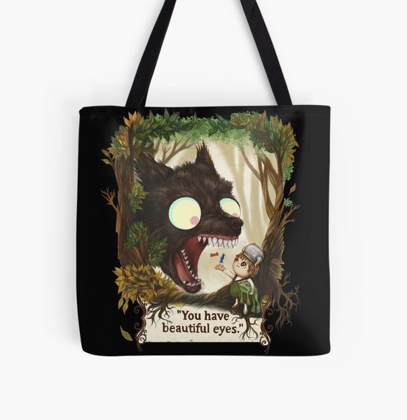 You have beautiful eyes - over the garden wall All Over Print Tote Bag