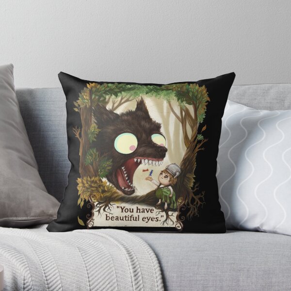 You have beautiful eyes - over the garden wall Throw Pillow