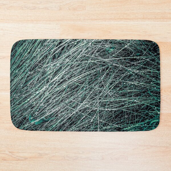 Item preview, green silky grass texture abstract designed and sold by Mrvell.