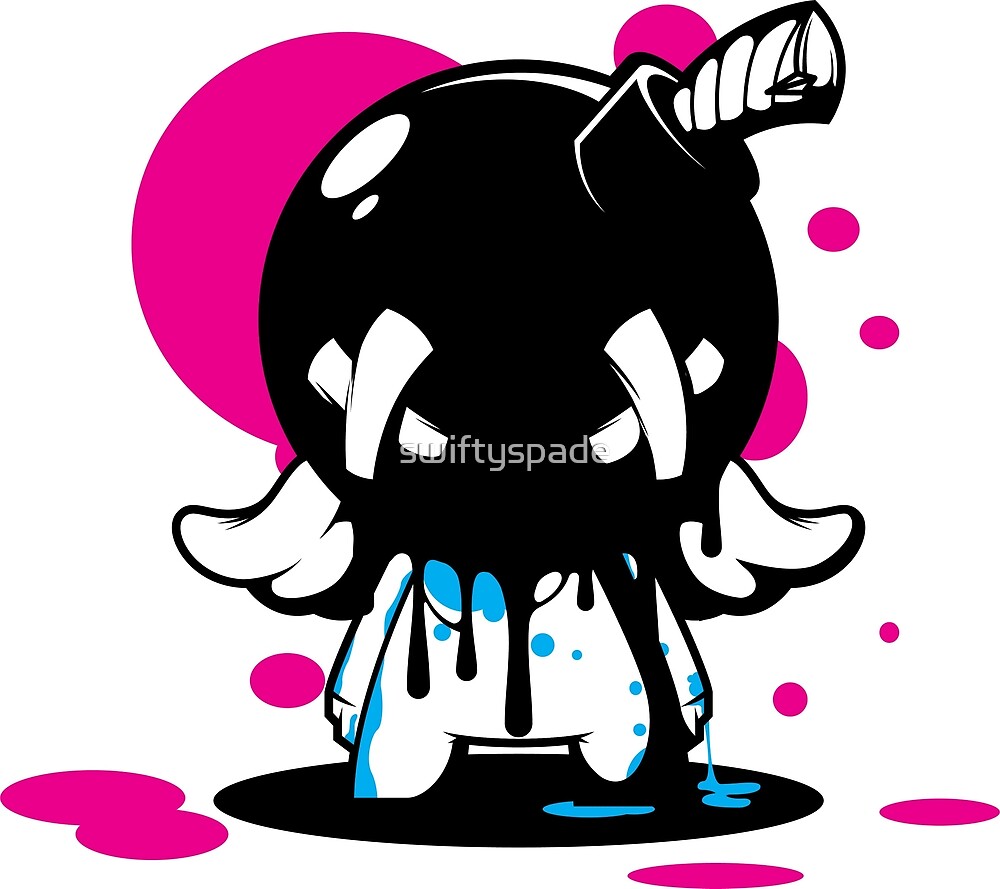 "Bomb Angel / Angel With Wings" by swiftyspade Redbubble