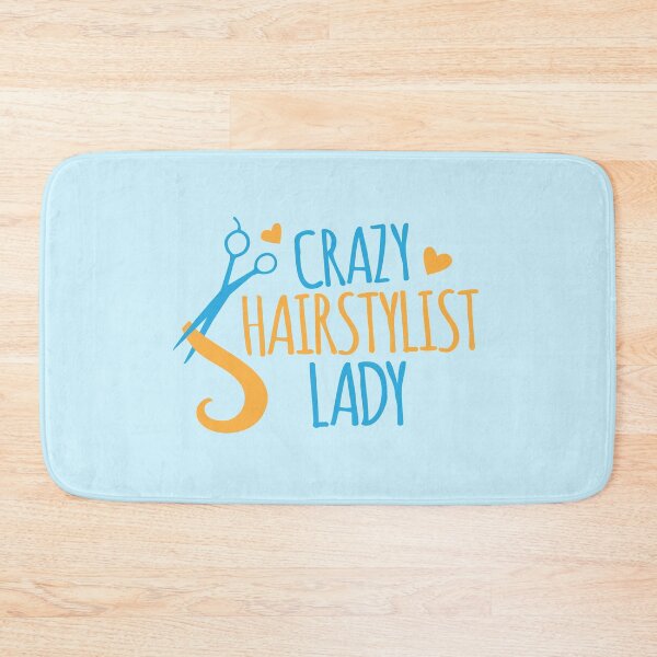 Item preview, Crazy Hairstylist lady designed and sold by jazzydevil.