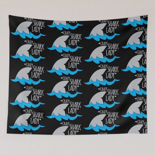Item preview, Crazy Shark lady designed and sold by jazzydevil.