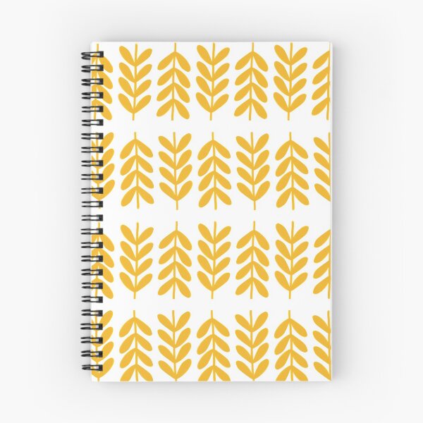 Item preview, Mustard Yellow Leaves on White. Cheerful Minimalist Botanical designed and sold by kierkegaard.