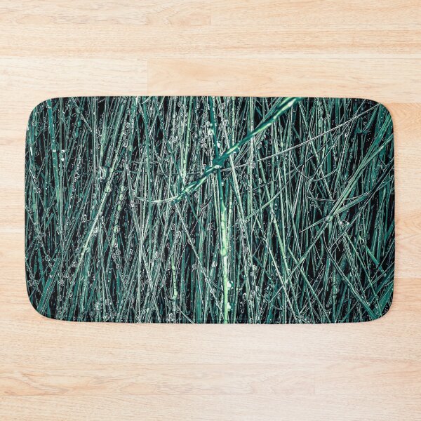 Item preview, green silky grass texture abstract designed and sold by Mrvell.