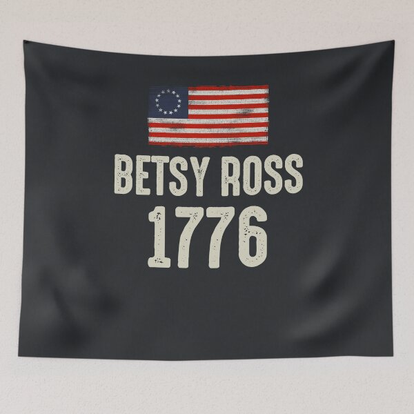 Artikelvorschau, Betsy Ross amerikanische Flagge 1776 Vintage entworfen und verkauft von CoolTees.