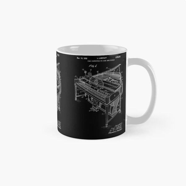 Artikelvorschau, Klavierkunst-Patentdruck 1950 entworfen und verkauft von MadebyDesign.