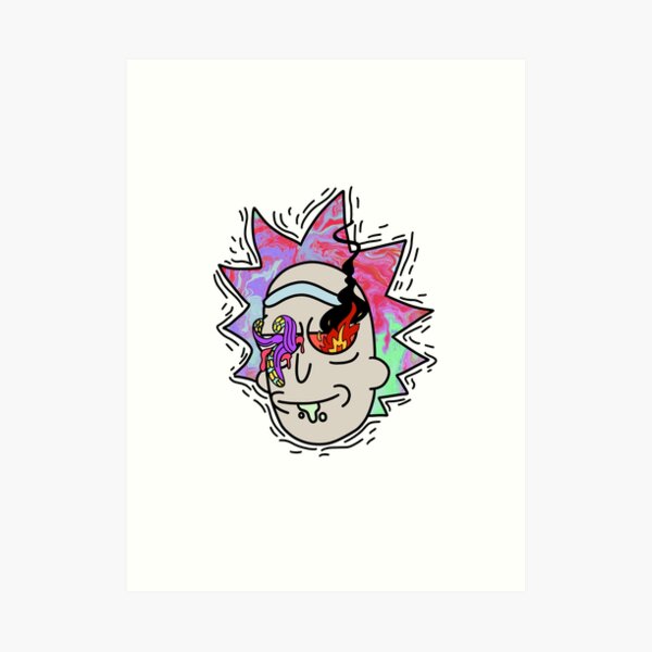 Chaos Rick Design Art Print