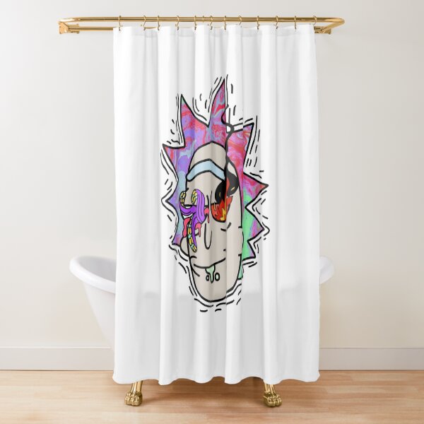 Chaos Rick Design Shower Curtain
