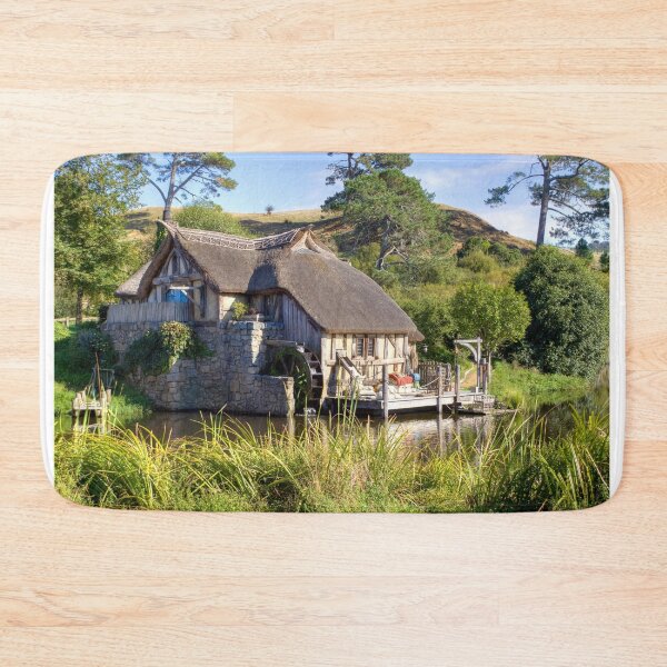 Item preview, Old Mill by the Pond, Hinuera, New Zealand designed and sold by ChristineJayne.