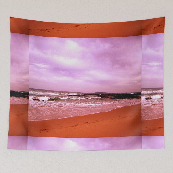Aperçu de l'œuvre Plage de teinte rose créée et vendue par TJ-Allen.