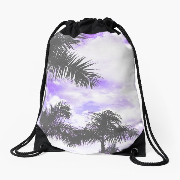 An Irie Summer Day in LA (Purple Haze) Drawstring Bag