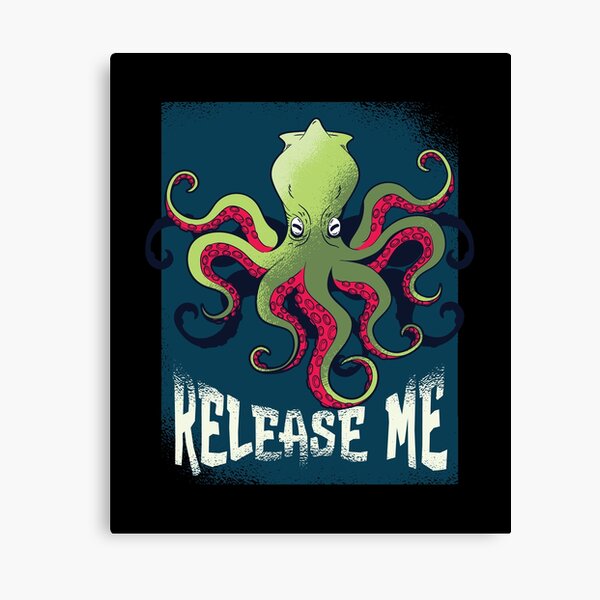 Item preview, Release Me - Kraken Octopus Monster Pirate Ship designed and sold by PrintPress.