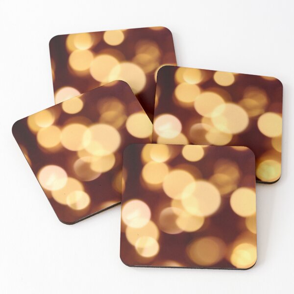 Item preview, Gold and Dark Red Bokeh Photography designed and sold by DanaAndTheBooks.