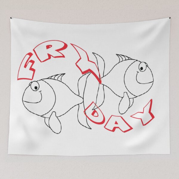 Item preview, FISH FRYDAY (FRIDAY) designed and sold by CalliopeSt.