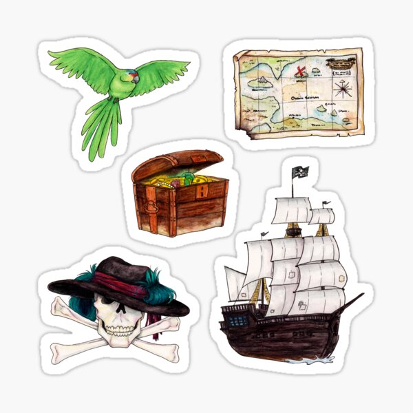 Pirate Stickers Sticker