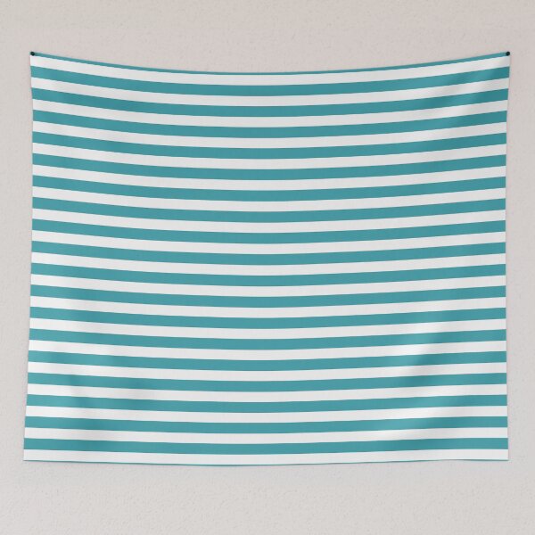 Item preview, Striped 2 Turquoise designed and sold by Miss Striped.