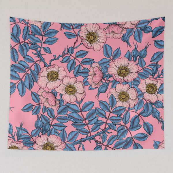 Item preview, Dog rose pattern designed and sold by Katerina Mitkova Kirilova.