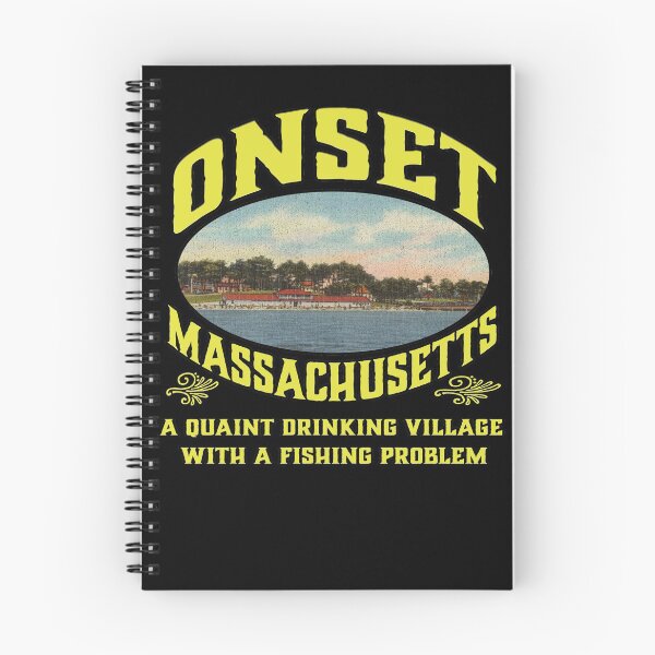 Item preview, Onset, MA A Quaint Drinking Village with a Fishing Problem designed and sold by funnytshirtemp.