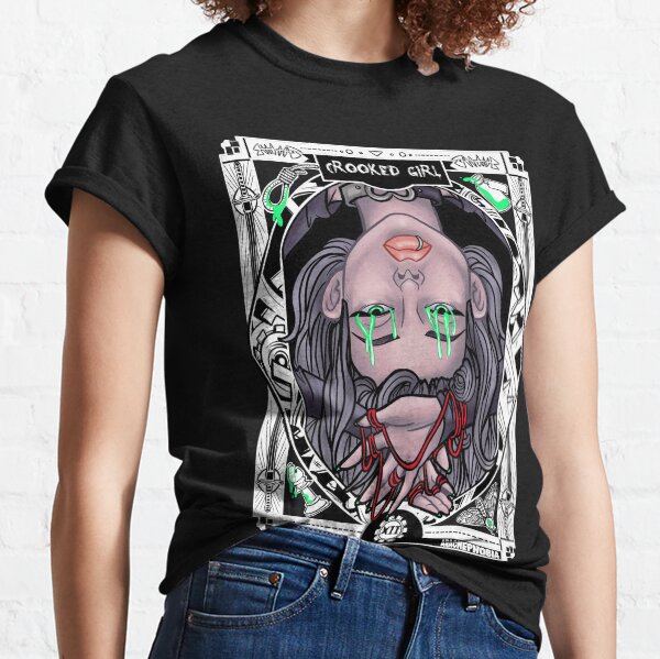 The hanged man (crooked girl) Camiseta clásica