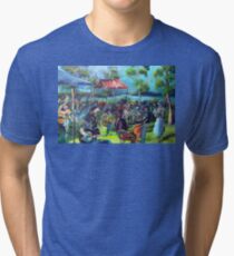 NO 2 Artmix Tin Can Bay Qld Tri-blend T-Shirt
