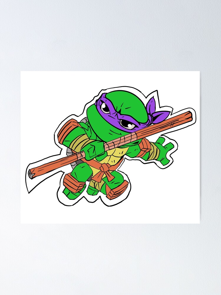 Donatello TMNT Art Board Print for Sale by ettawilliam