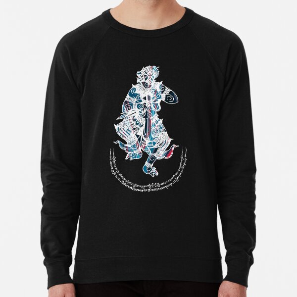 Thailand Hanuman - Figure Of Spiritual Good Fortune Lightweight Sweatshirt