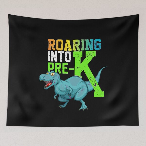 Item preview, Trendy Back To School Preschool Student T-Rex Gift - Roaring Into Pre-K designed and sold by PremiumDesignz.