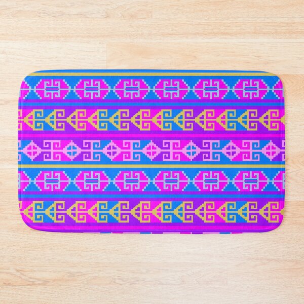 Item preview, Colorful Mexican Aztec geometric pattern designed and sold by Anna Lemos.