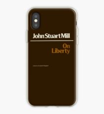 Hohe Auflösung auf Freiheit John Stuart Mill Vintage Book Cover iPhone-Hülle & Cover
