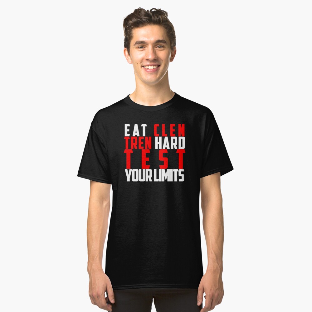 tren hard eat clen shirt