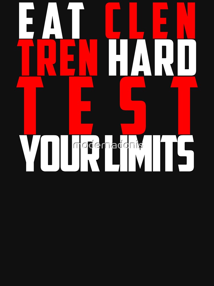 tren hard eat clen shirt