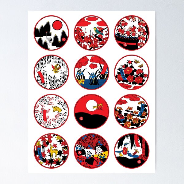 Item preview, Korean Poker Card Motif designed and sold by Horang J.