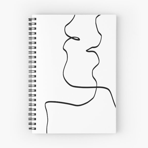 Item preview, Whisper - Couple Line Art designed and sold by TheRedFinch.