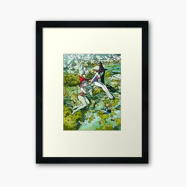 Summer witches Framed Art Print